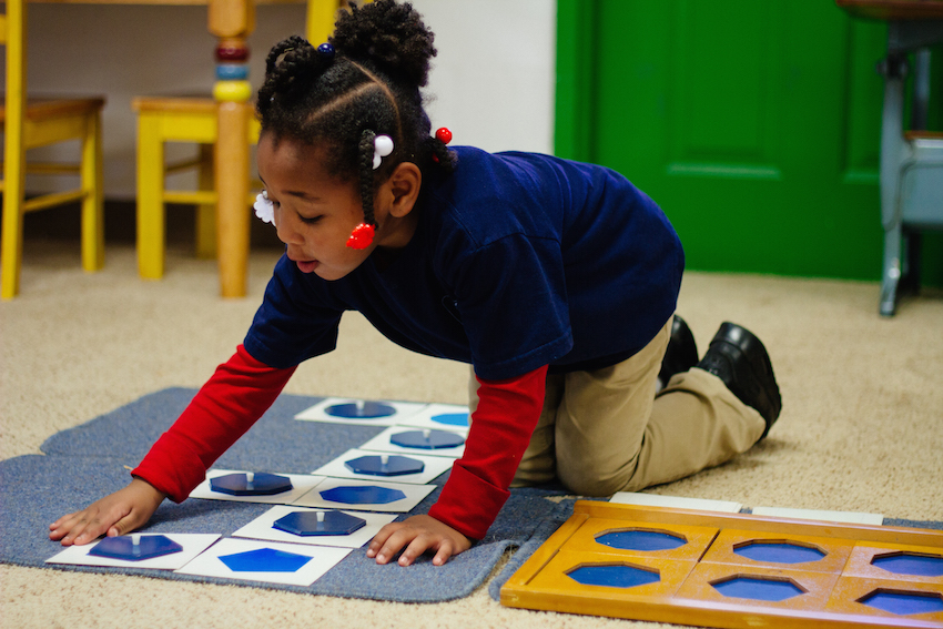Sensorial Sequence Montessori Classroom | Tampa Montessori School of